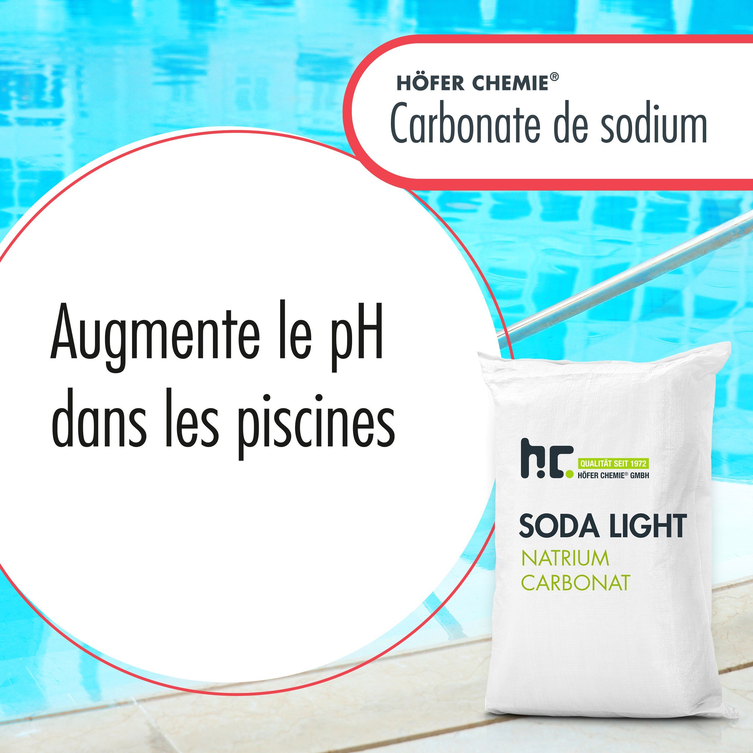 1 x Carbonate de sodium en sac de 25 KG - 7