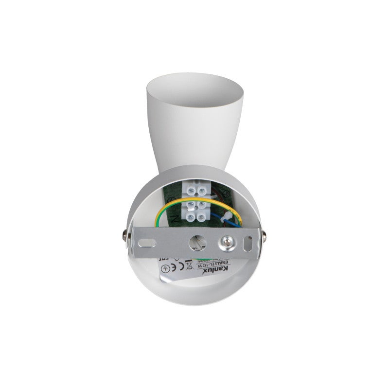 Kinkiet ENALI biały chromowany 1xGU10x35W metal wym:12x8x8cm IP20 Kanlux - 3