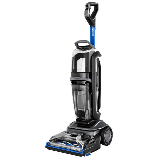 Bissell Revolution HydroSteam máquina de limpeza de carpetes Controlo traseiro Profundo Preto, Azul, Titânio