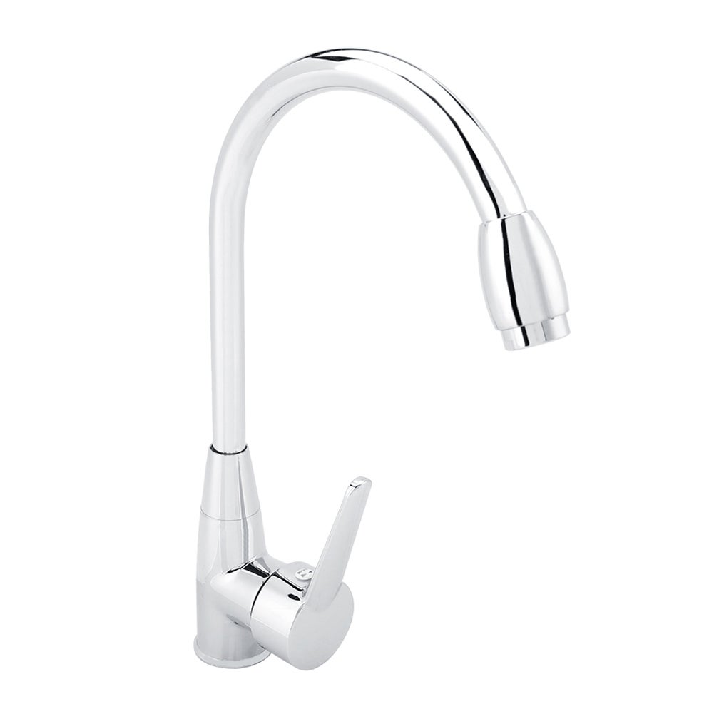 Solidna i odporna na ścieranie bateria mieszająca obrotowa do kuchni (z wężem)