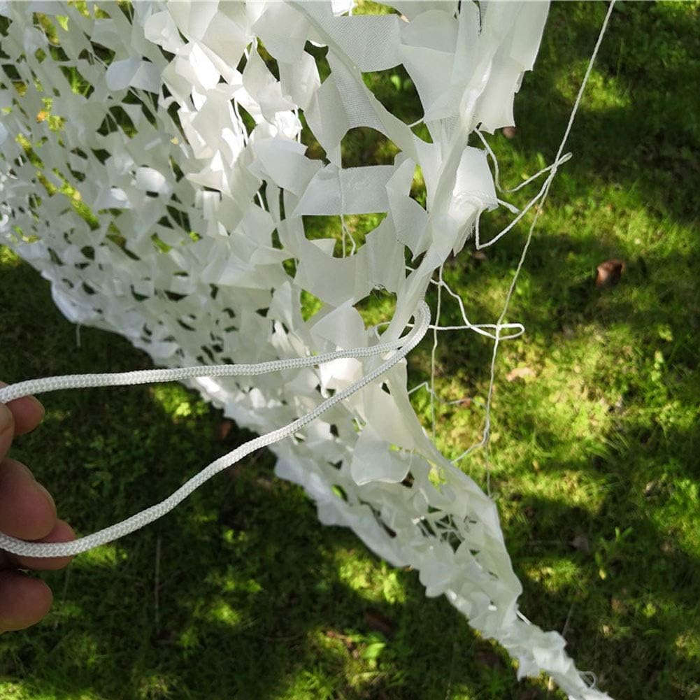 Filet de camouflage blanc renforcé en polyester Oxford 210D pour pare-soleil, camping, décoration de jardin (couleur&nbsp;: blanc, taille&nbsp;: 3 x 4&nbsp;m) - 7