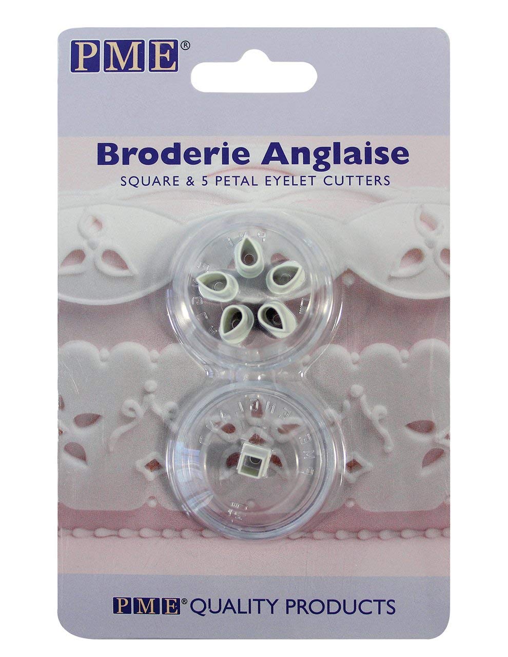 PME Tagliapasta Per Cake Design - Effetto Tessuto E Placche - 127 X 45 Mm