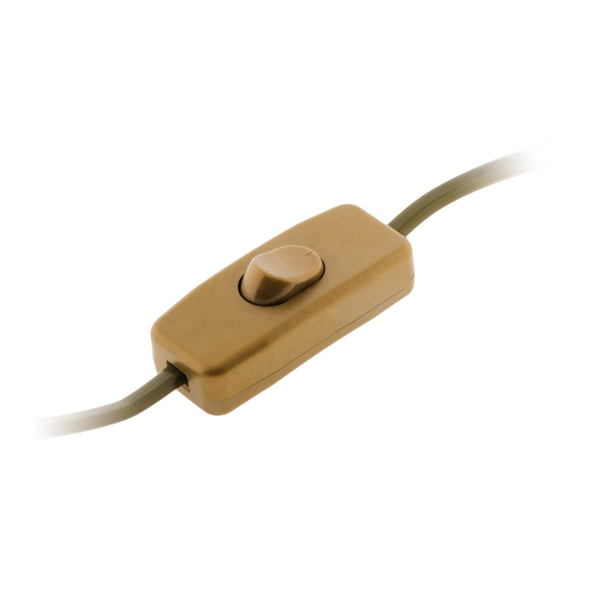 Cordon + interrupteur luminaire 1,5m - Doré - Zenitech - 4