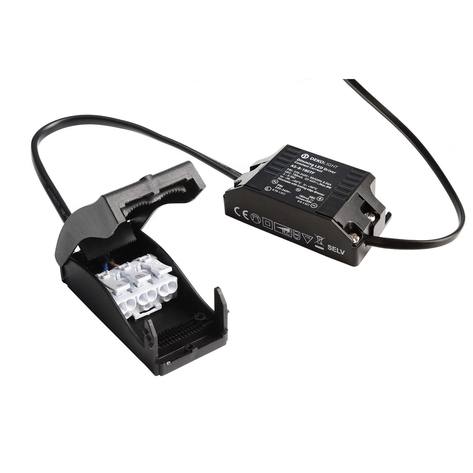 DIONE Spot moderne rond orientable SPOT LED COB 8W encastrable dimmable SLIM plafond cuisine hotte vitrines 230V - 3000K GRIS - 3