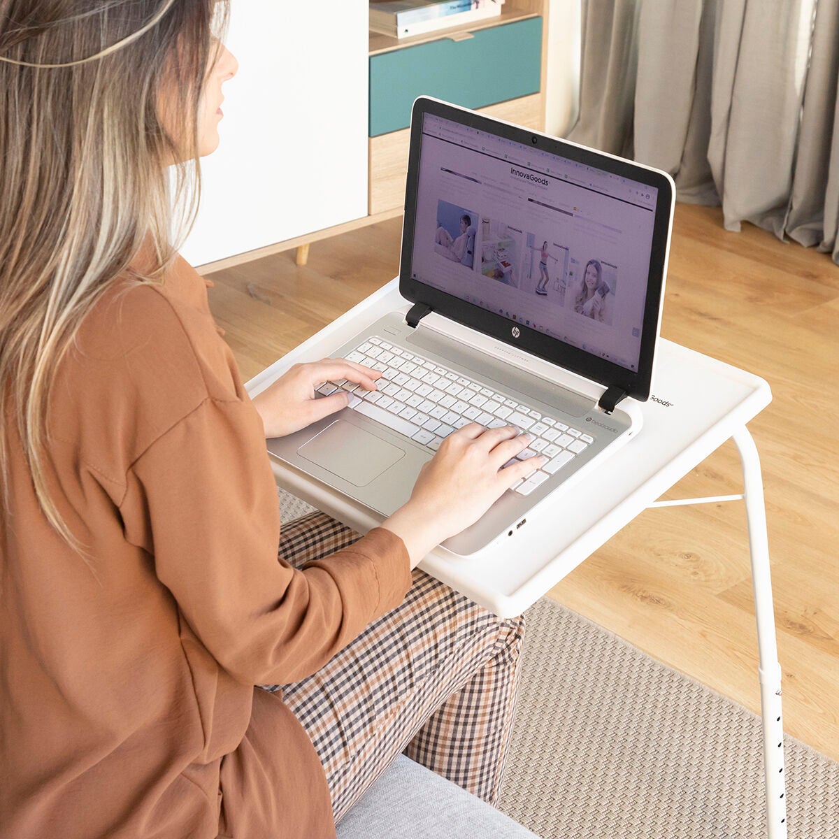 Table d'appoint pliante multi-usage Foldy Table InnovaGoods - 3