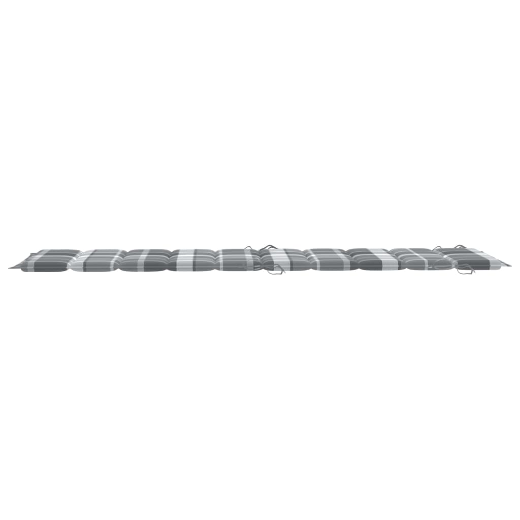Lot de 2 transats chaise longue bain de soleil lit de jardin terrasse meuble d'extérieur avec table et coussins acacia s - 8