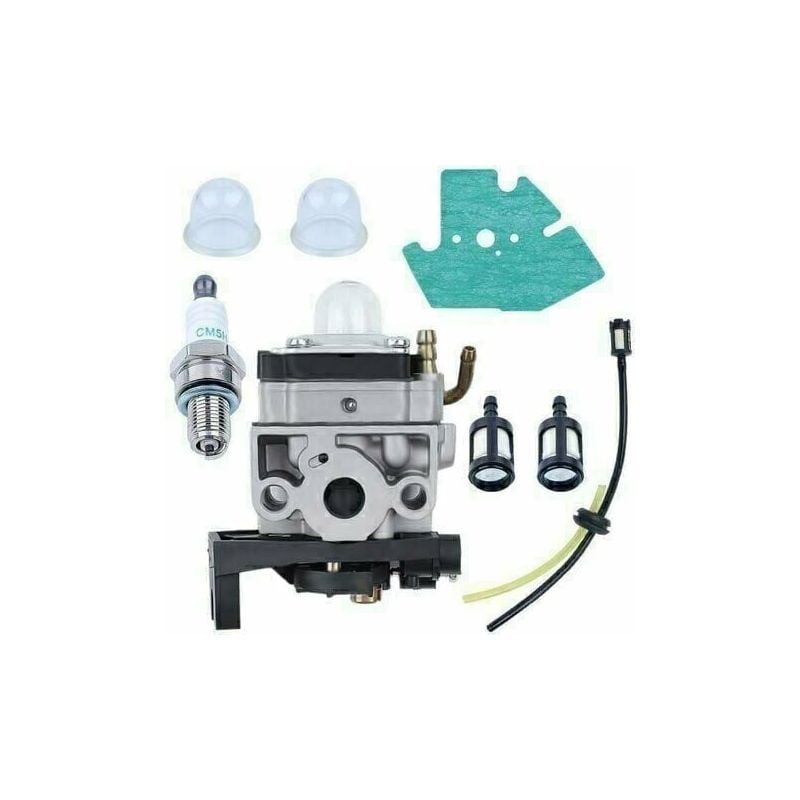 Gaźnik do silnika podkaszarki Honda GX25 GX35 GX 25 35 HHT35 HHT35S FG110 z uszczelką węża, świecą zapłonową i filtrem paliwa