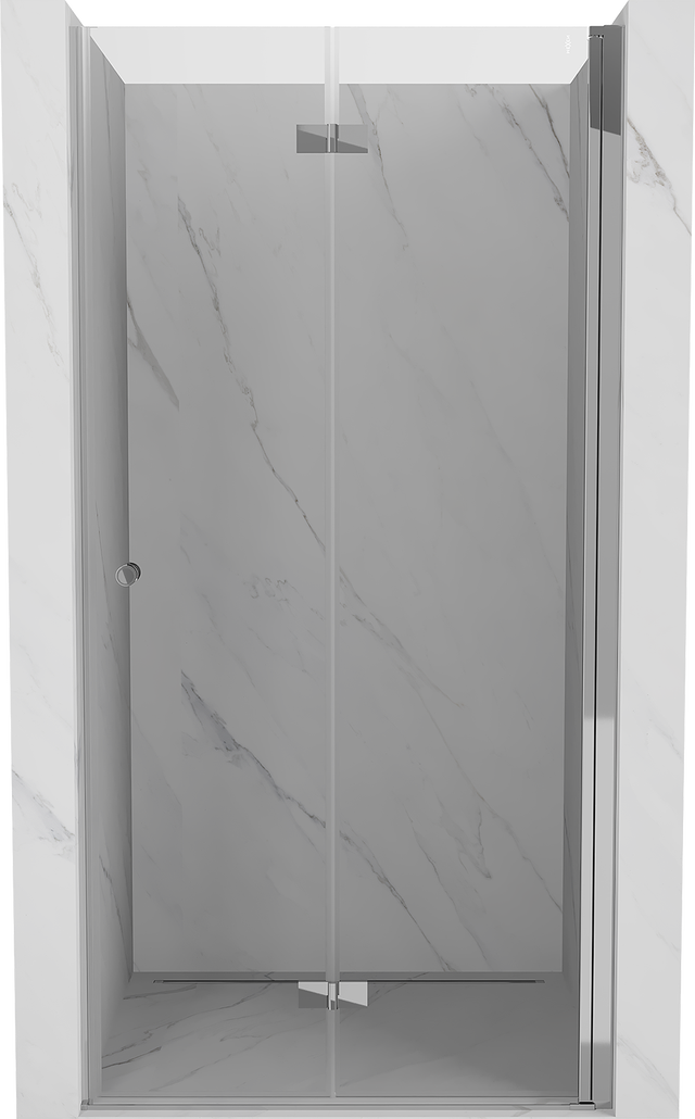 Mexen Mist-F drzwi prysznicowe składane prawe 110 cm, transparent, chrom - 8A6-110-000-01-00-P