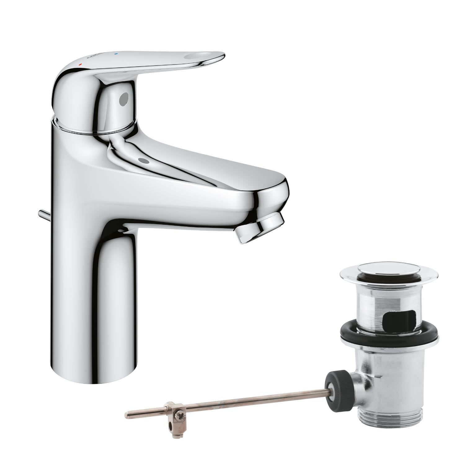 Rubinetto per lavabo cromato GROHE QuickFix Swift M - 5