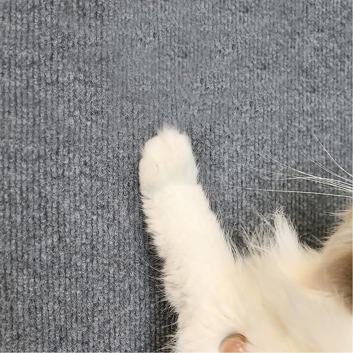 Tapete de proteção contra arranhões para sofás e móveis, ideal para arranhar cantos de paredes, 40 x 100 cm, preto, para montar, próprio para gatos. - 6