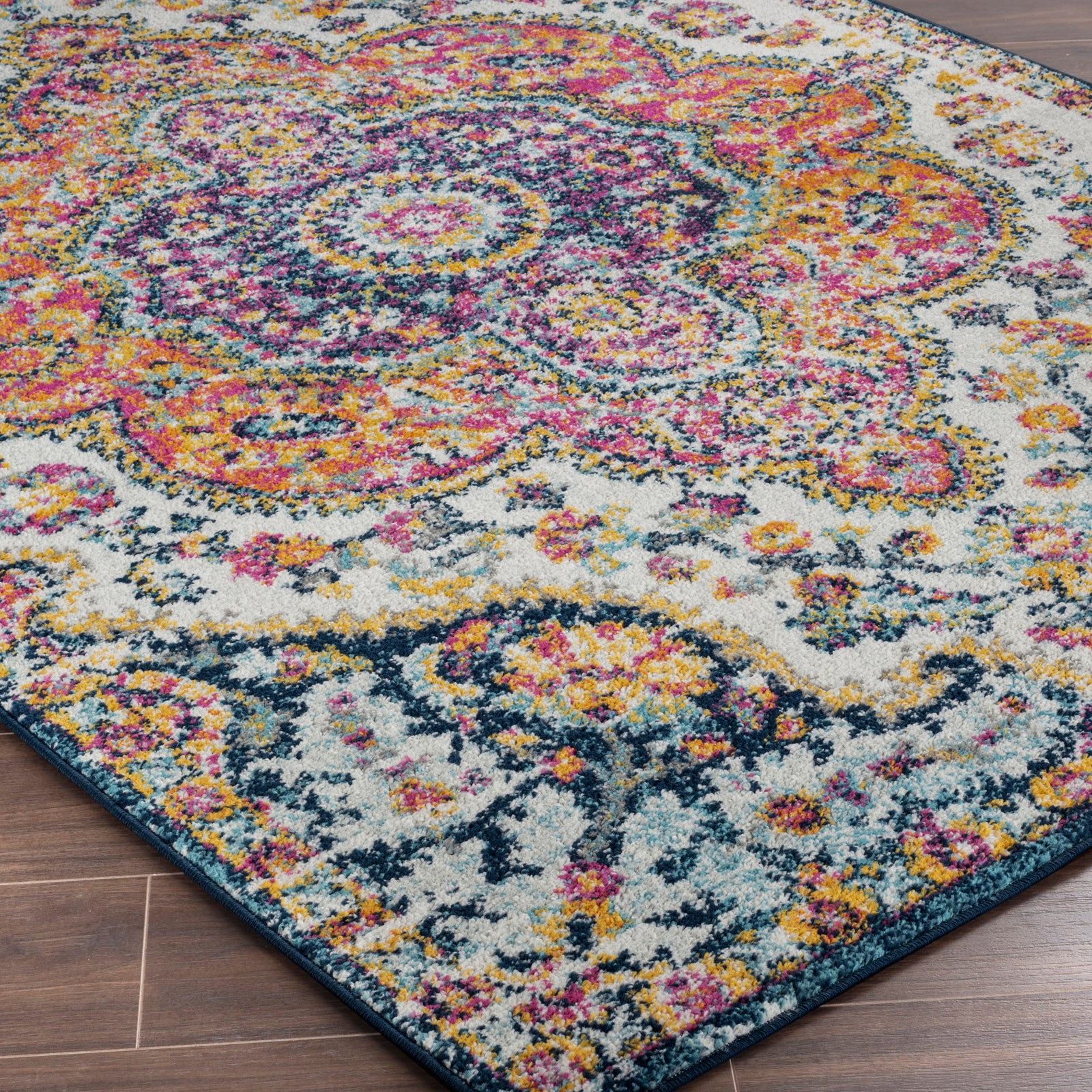 LIVABLISS Tapis Vintage Oriental Multicolore/Rose 120x170 cm Julia - 6