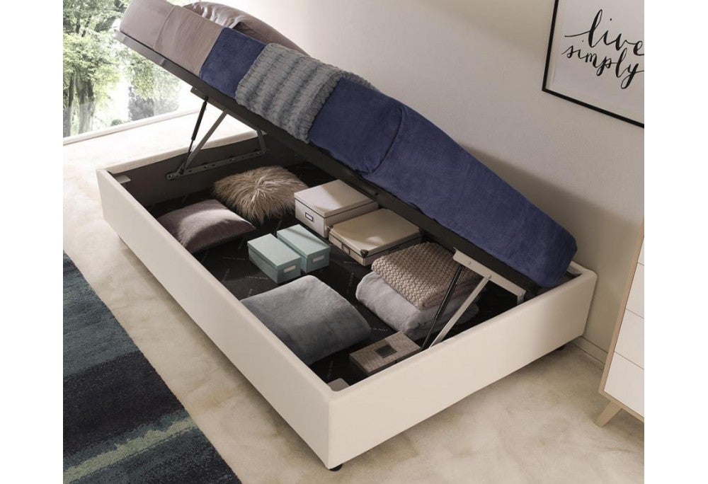 SOMMIER Gold Una Piazza e Mezza con Box Contenitore alzata