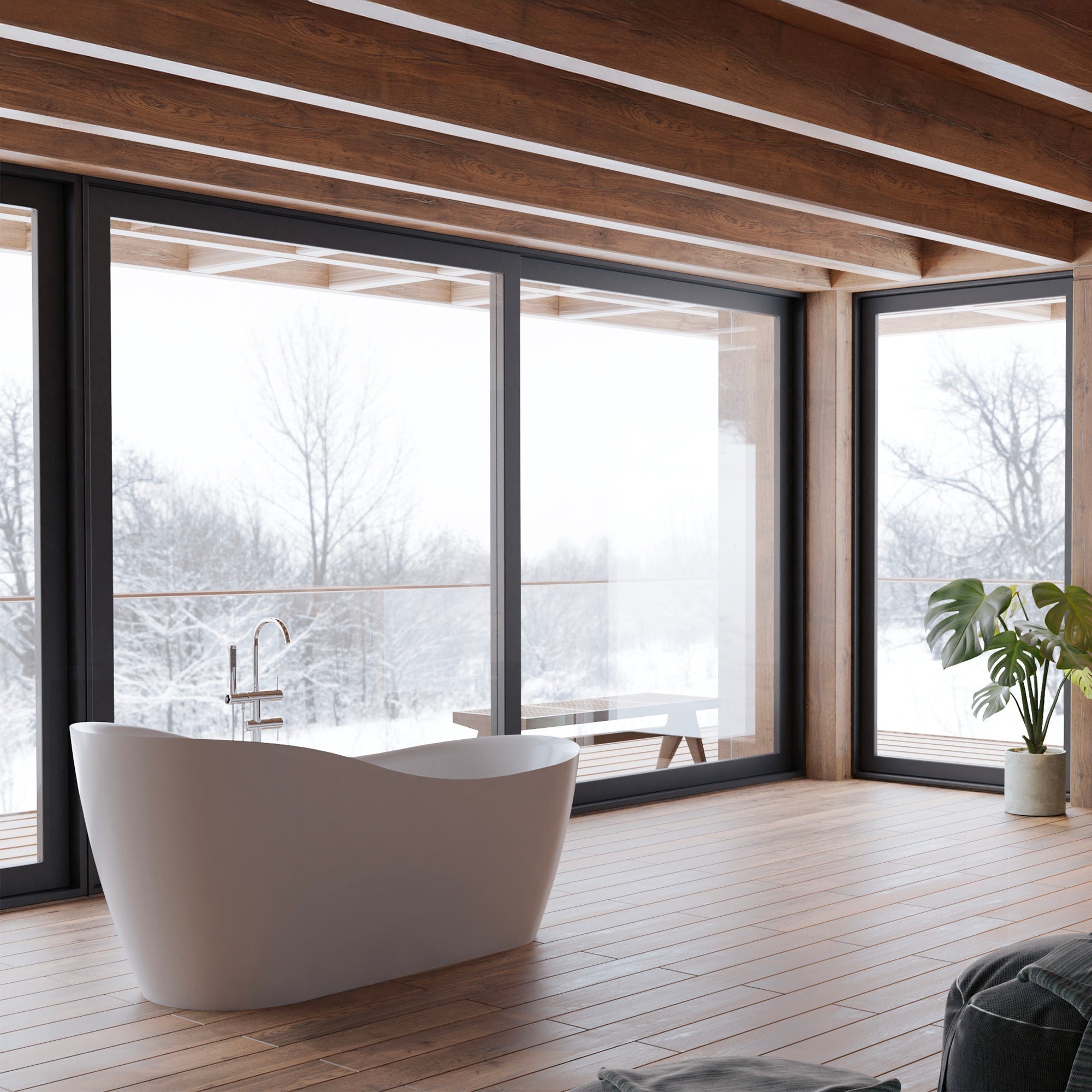 Baignoire Ilot Jazz 170 blanche 170 x78 x78 cm, by SPALINA - 7