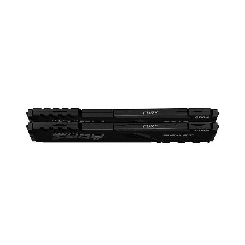 Kingston Technology FURY Beast 32GB 3200MT/s DDR4 CL16 DIMM [Kit da 2] 1Gx8 Black (D4 D 3200MHz 32GB 2x16 Kit FURY Beast - 2