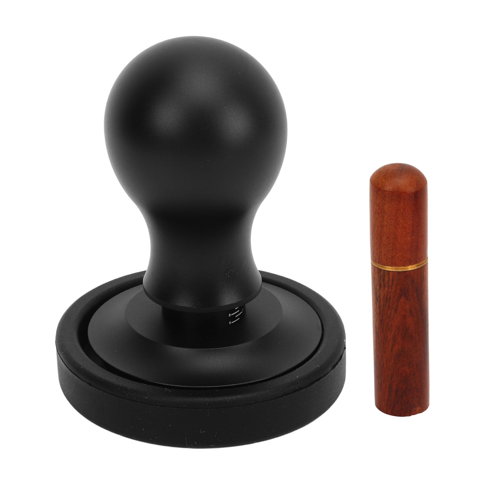 Set Pressino Caffè 51mm Con Ago Distributore – Tamper Regolabile In Acciaio Inox Con Molla, Accessori Professionali Per Espresso - 2