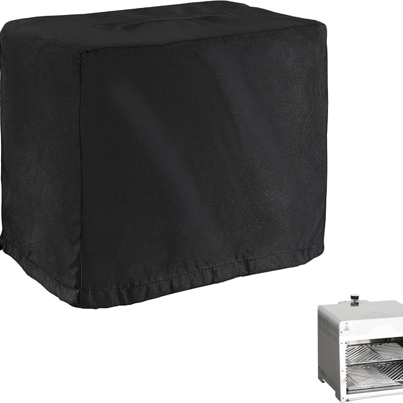 Pokrowiec ochronny na przenośny grill na podczerwień, czarny, 43 x 43 x 38 cm, wodoodporny, odpowiedni do pieca do steków, salamandry