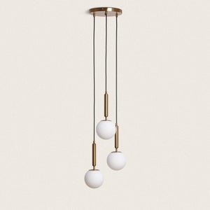 Ledkia Lámpara de Pared Metal y Cristal Baudelaire Verde | Leroy Merlin