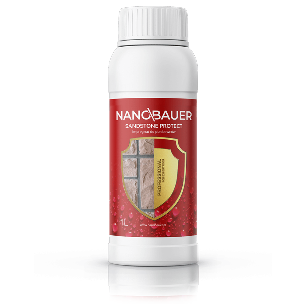 Impregnat ochrona przed zabrudzeniami do elewacji piaskowca NANOBAUER 1L