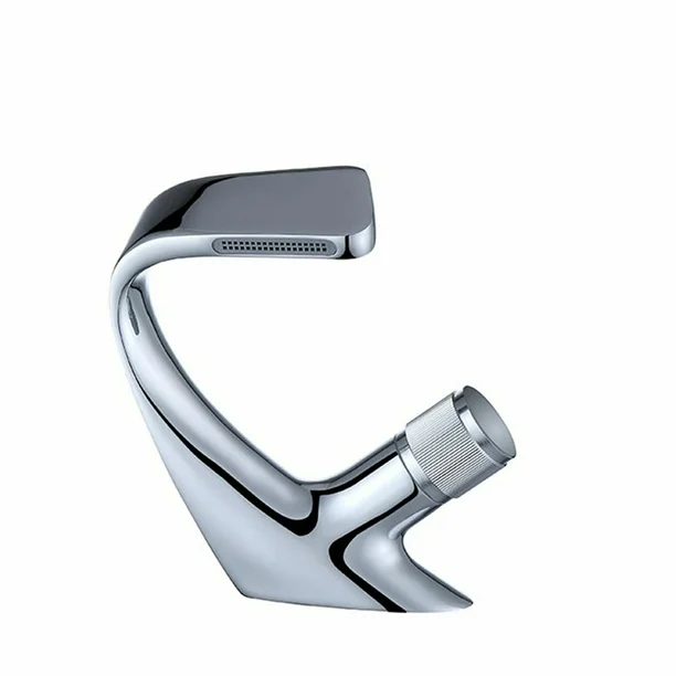 Bateria kuchenna Centralna bateria umywalkowa z łabędzią szyjką Bateria umywalkowa kaskadowa, biała