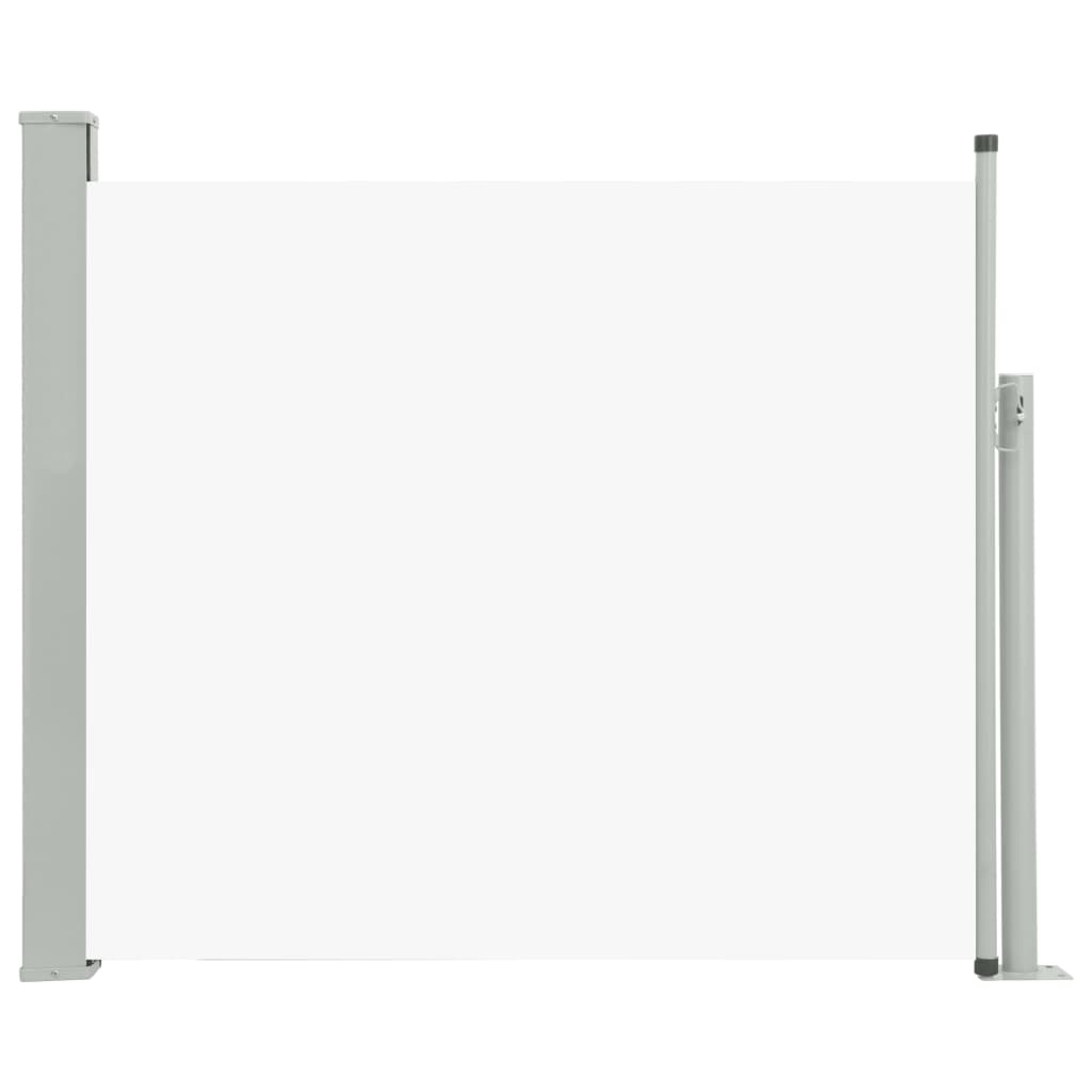Toldo lateral retráctil/protección solar para patio jardín terraza balcón 100 x 300 cm color crema 02_0007182