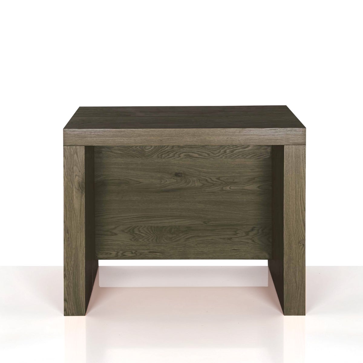 Consola WILLIS GREY WOOD, MDF, gris, H76 x L90 x P45 cm | Leroy Merlin