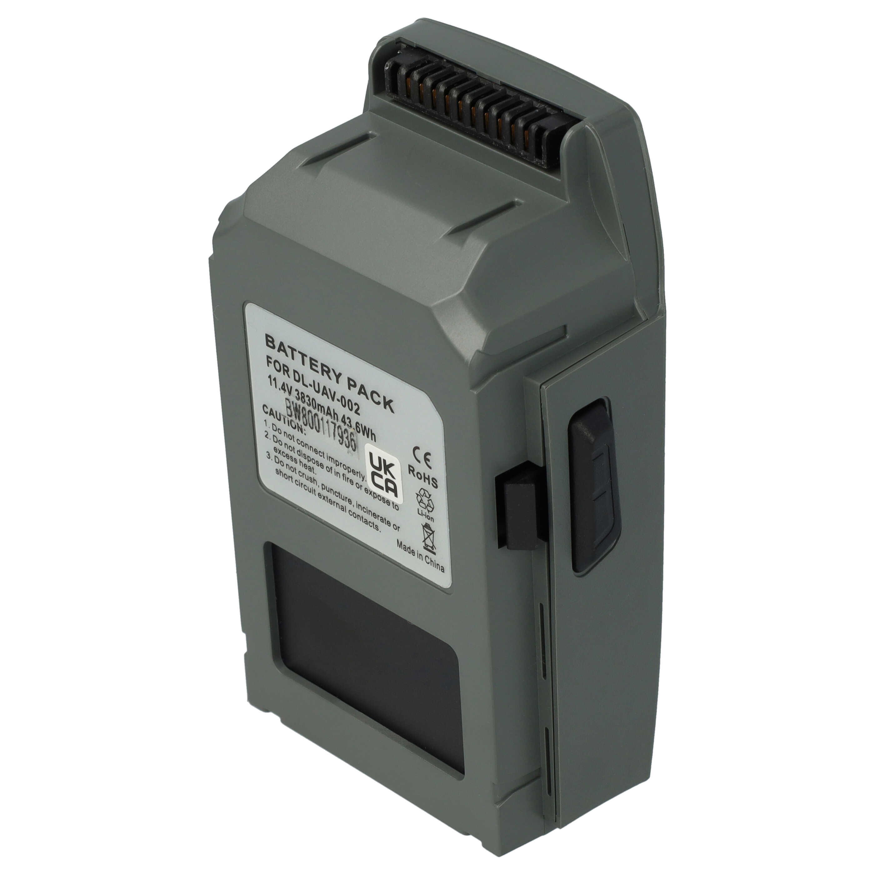 Batería Recamblio Para Dron Carrera - 380 MAh 3.7V Li-Po - Reemplaza Modelo 370410144 - Alta Descarga 25C
