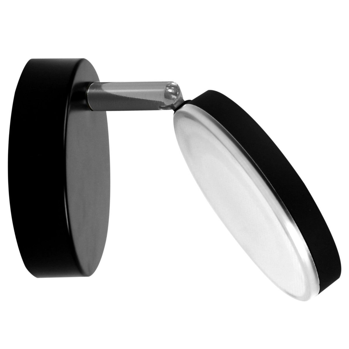 Kinkiet ścienny Capri czarny LED 5W 3000K 350lm wym: 15 x 10 x 10 cm szerokości wym: 15 x 10 x 10 cm aluminium IP20 Polux