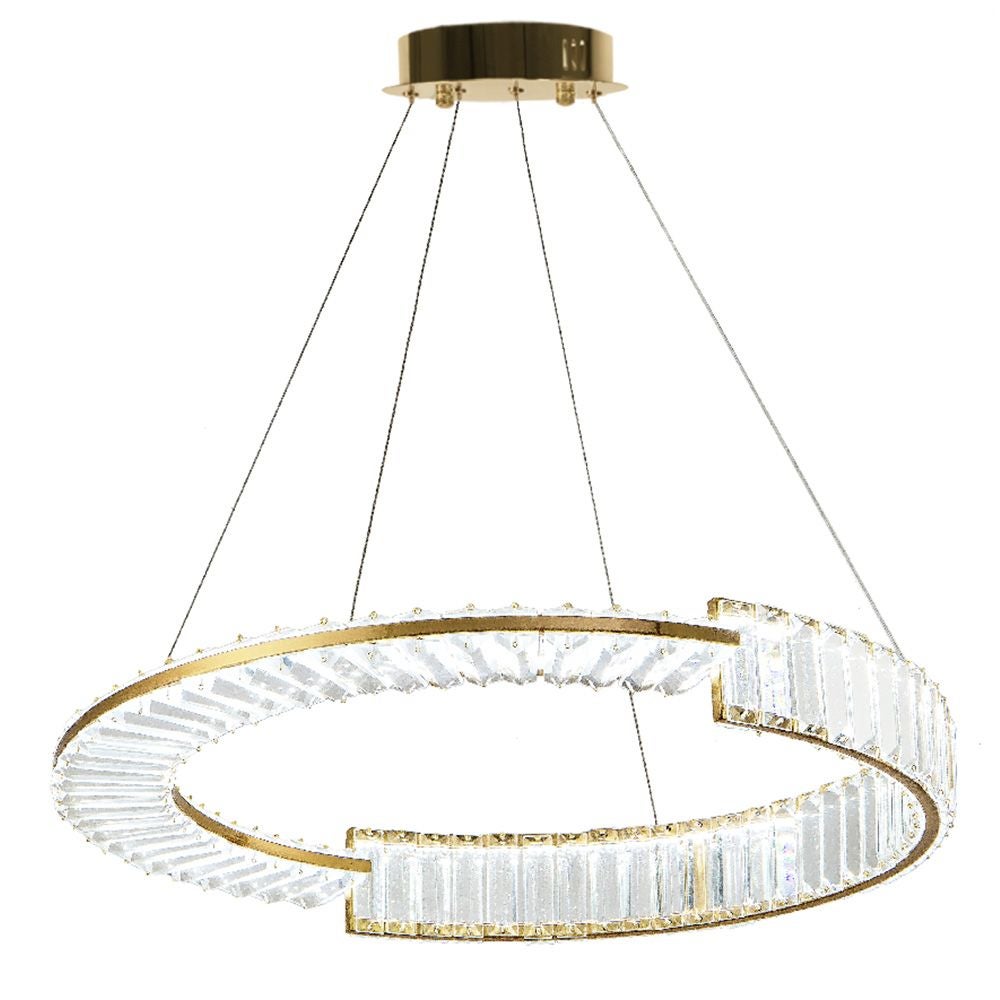 Lampa Sufitowa Wisząca Led Toolight Led App1528-Cp60 Złoty