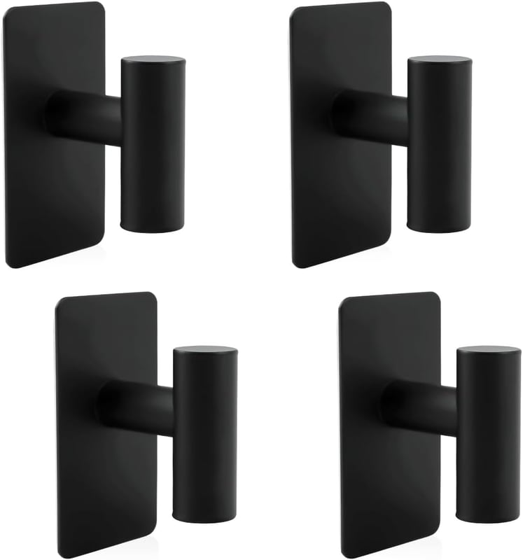 samoprzylepne haczyki – wielofunkcyjny wieszak ścienny do łazienki ze stali nierdzewnej – odpowiedni do kuchni, salonu i biura