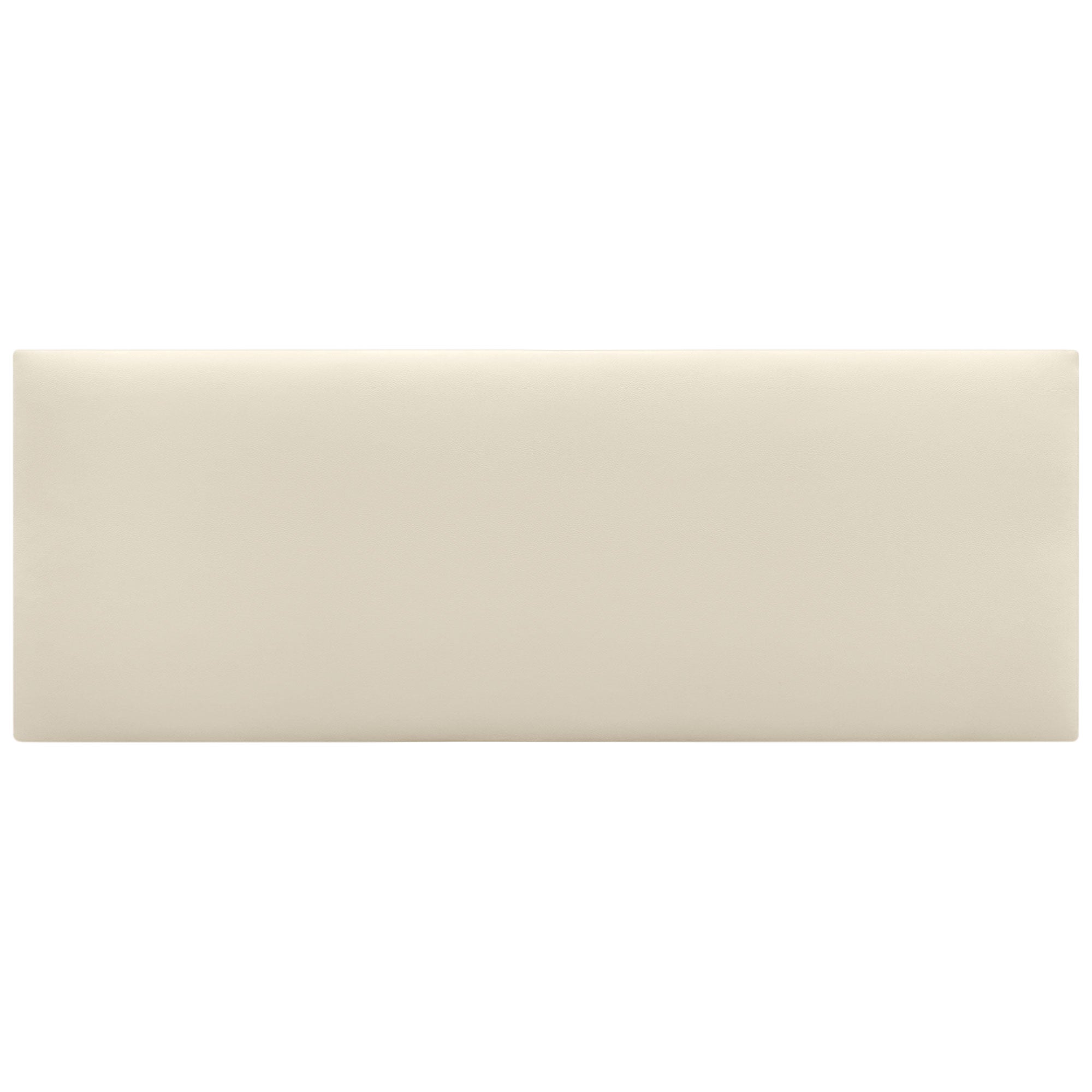 DHOME Cabecero de Polipiel Liso cabeceros Cabezal tapizado Cama (Polipiel Vainilla, 135cm (Camas 120/135/140)) - 3