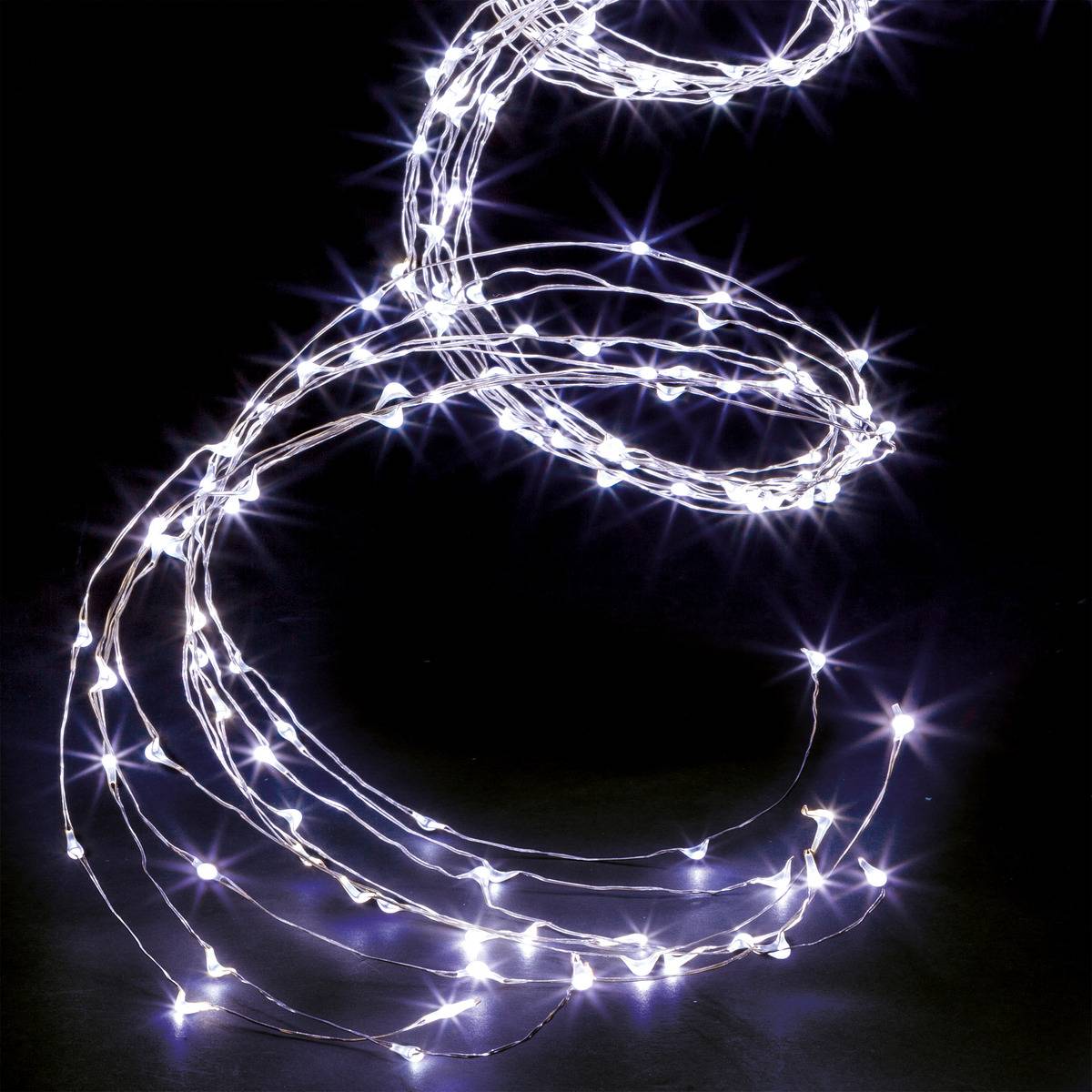 Tubos De Luz LED Para Exterior - 18 Metros, 324 LEDs Blanco Cálido - Decoración Navideña Y Fiestas