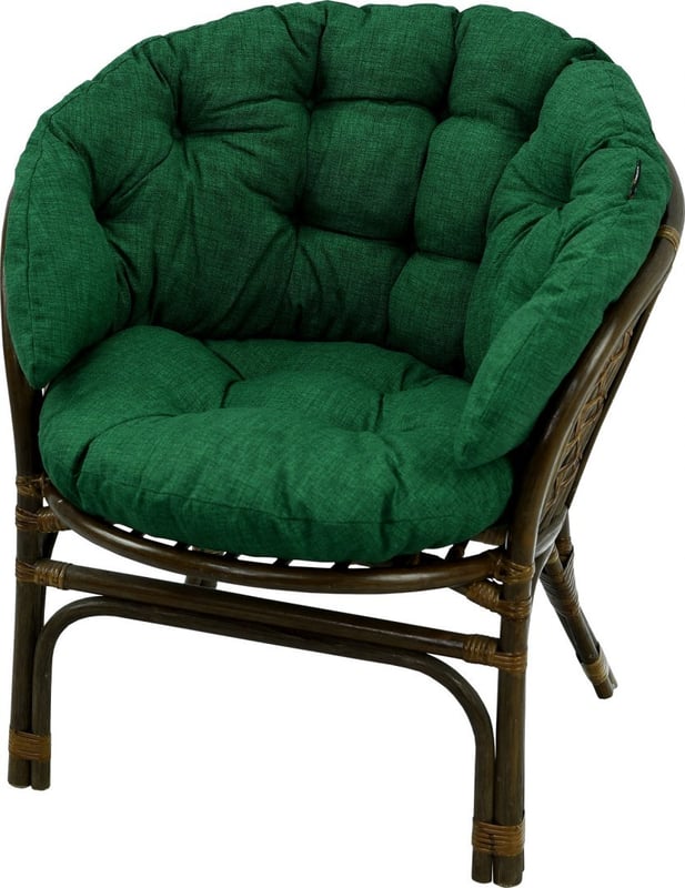 Poduszka na meble rattanowe wiklinowe AMPO komplet zielony 1 szt.