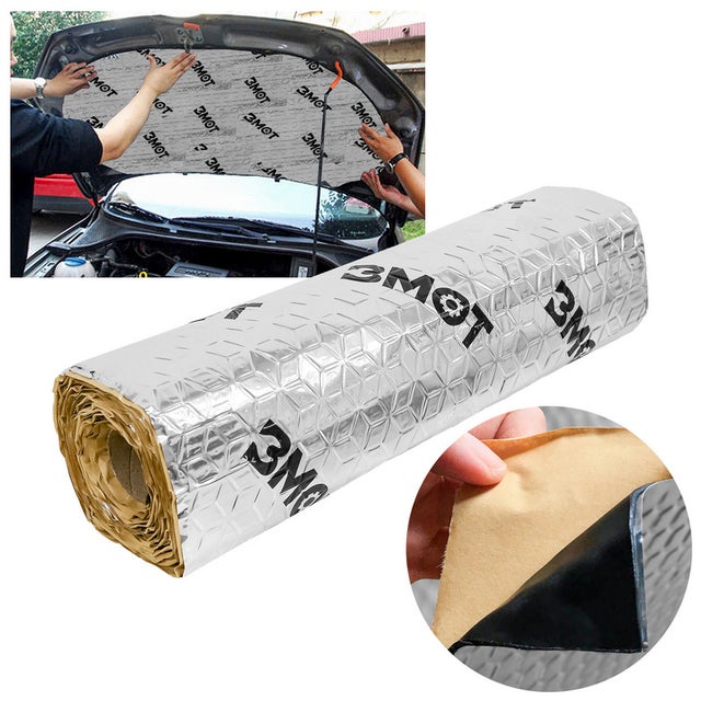 Alliage en aluminium talon plaque pour tapis de voiture