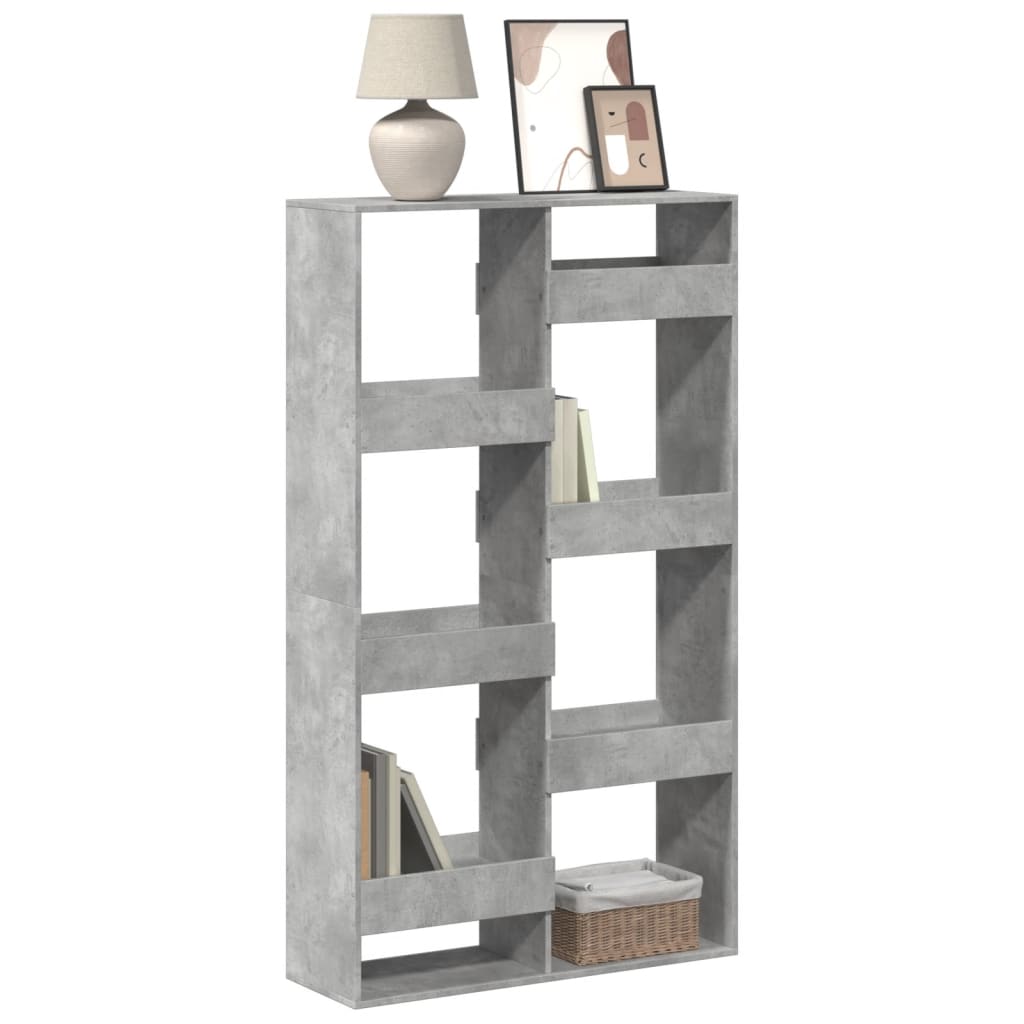 Estantería Librería，Armario de libros madera de ingeniería gris hormigón 100x33x175 cm CFW597363 - 2