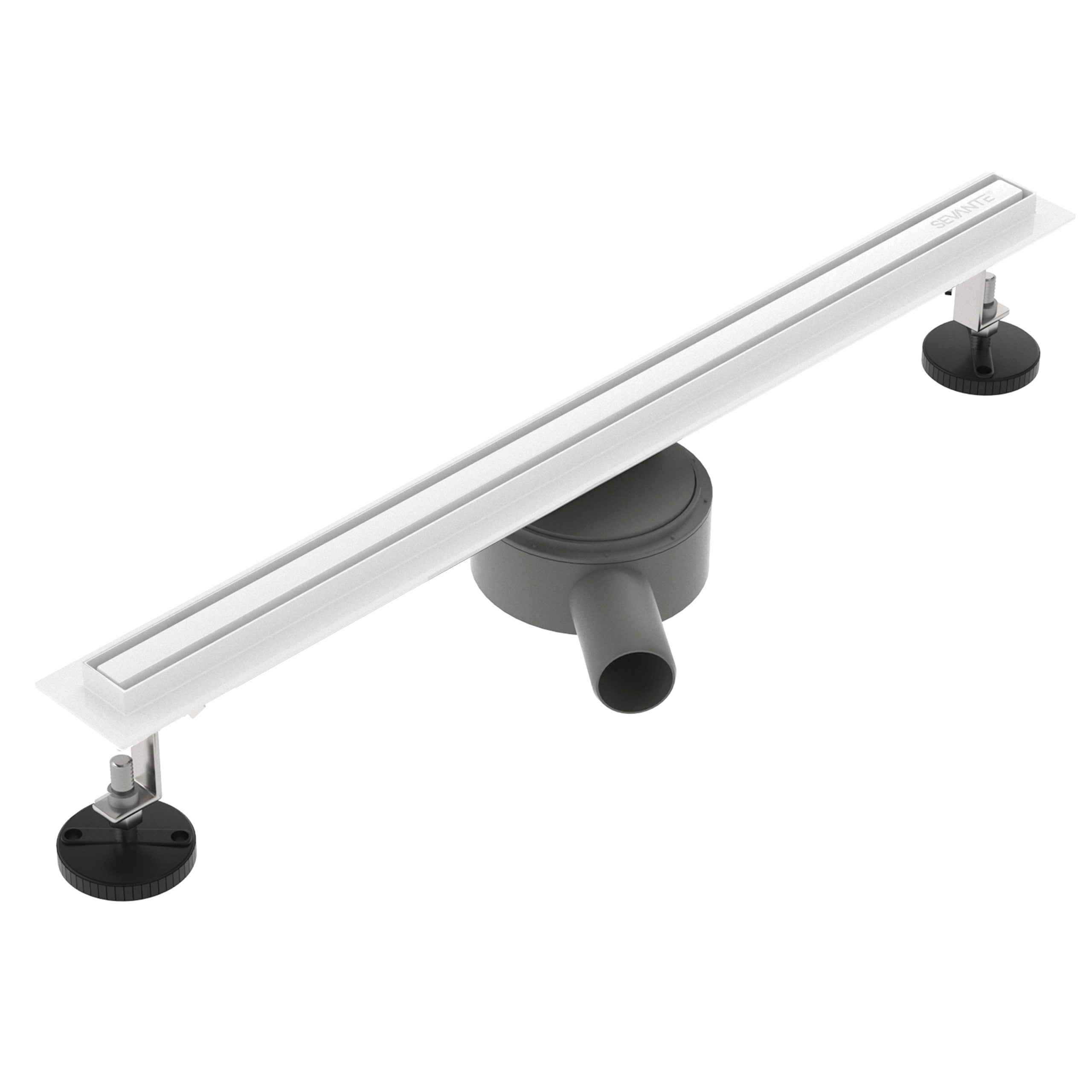 Odpływ liniowy obrotowy SEVANTE 70 cm biały SLIM 1szt.