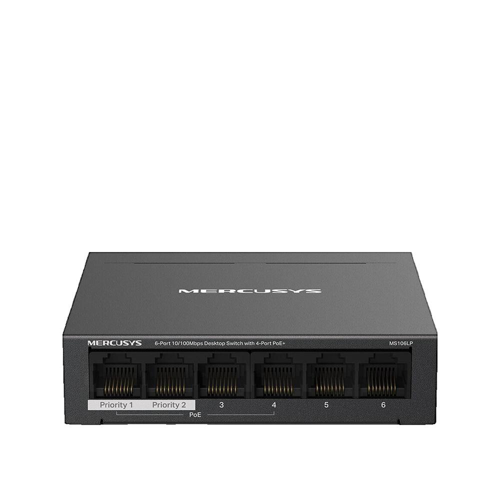Mercusys Switch Ms106lp 6 Puertos/ 10/100Mbps/ Rj45 4P Poe - Imagen 3