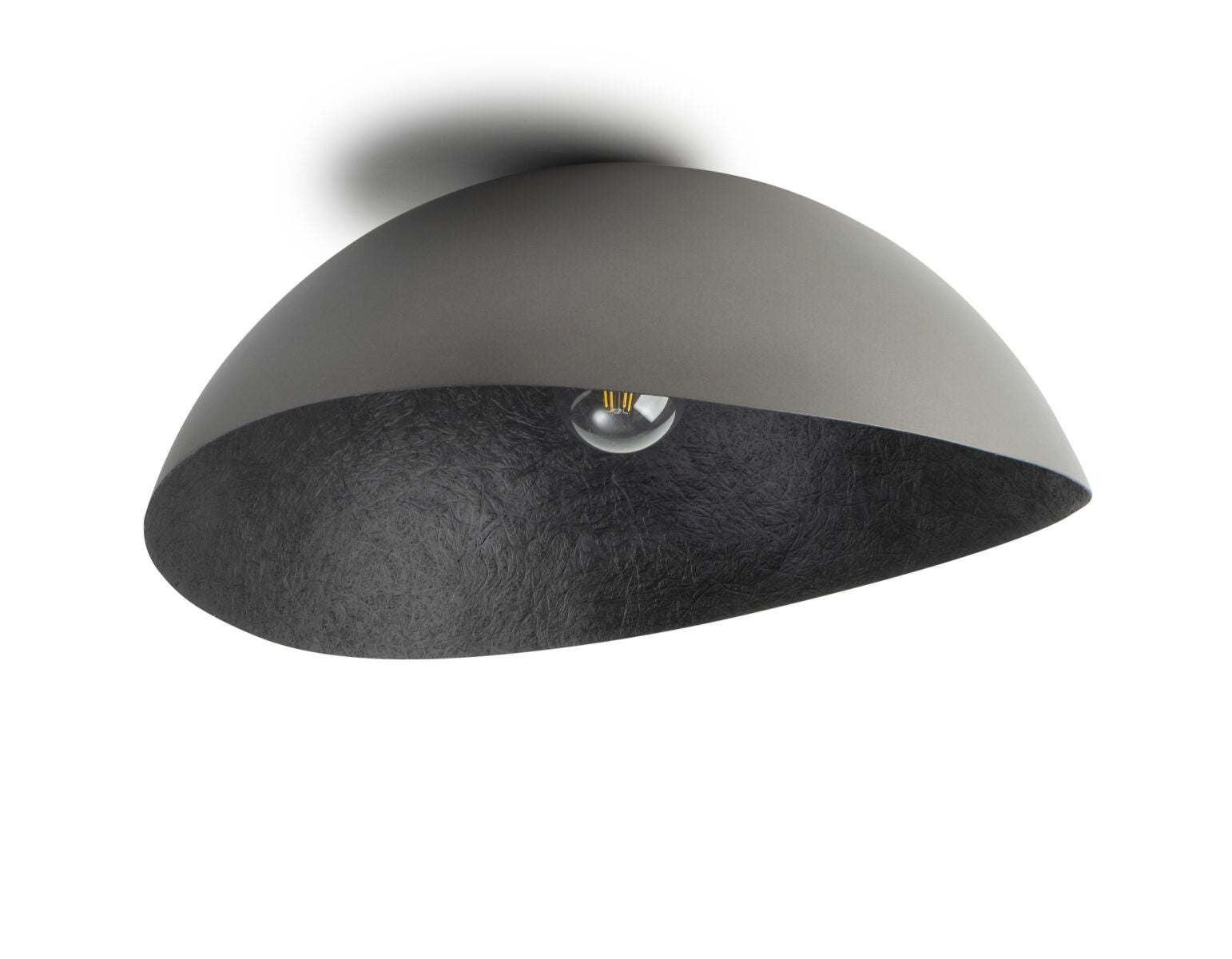 Lampa sufitowa wisząca Solaris srebrno-czarna 1xE27x15W dekoracyjna wym: 13 x 32 x 33 cm metal SIGMA