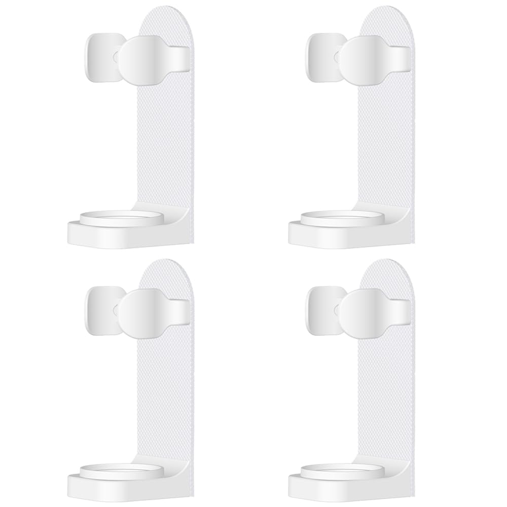 Support Brosse a Dent Electrique, HOMMAND Porte Brosse à Dents Electrique Lot de 2, Support Mural Brosse a Dent Electrique Adhésif Solide Réglable Organisateur Brosse a Dent de Salle de Bains,Noir