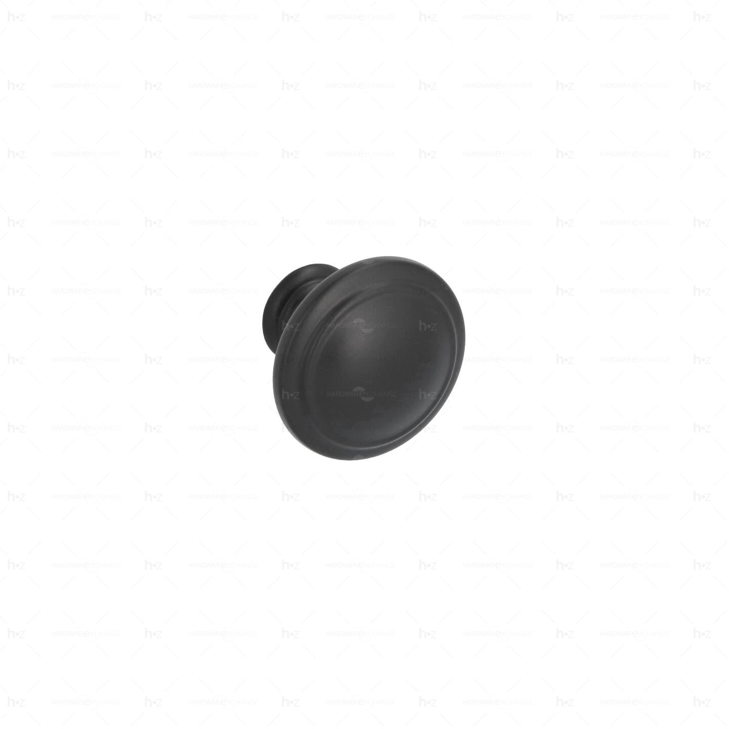 Bouton pour meubles en zamac Diamètre 35mm Vernis noir mat - 6