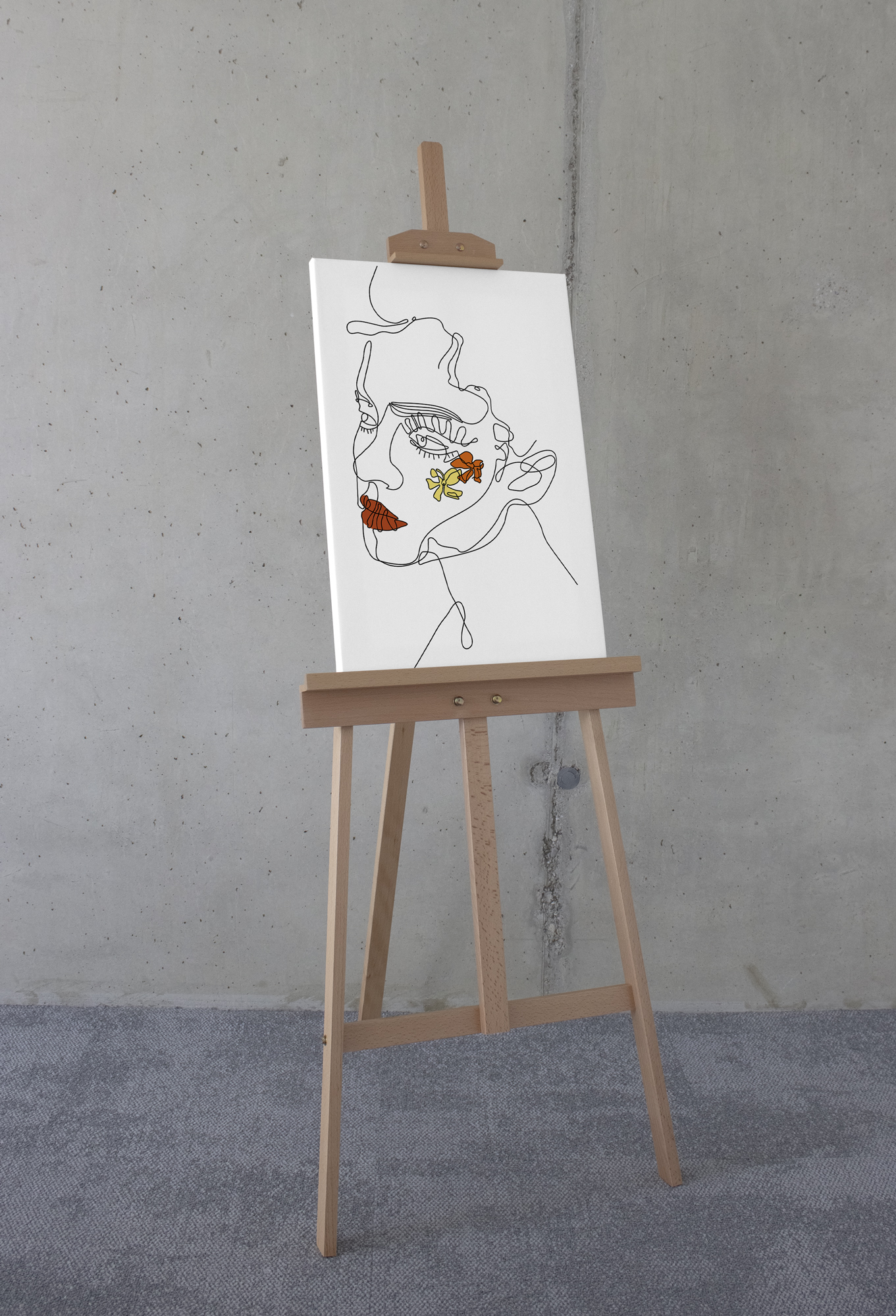 Lienzo impreso en komar - frühlingsgefühle - talla: 40 x 60 cm