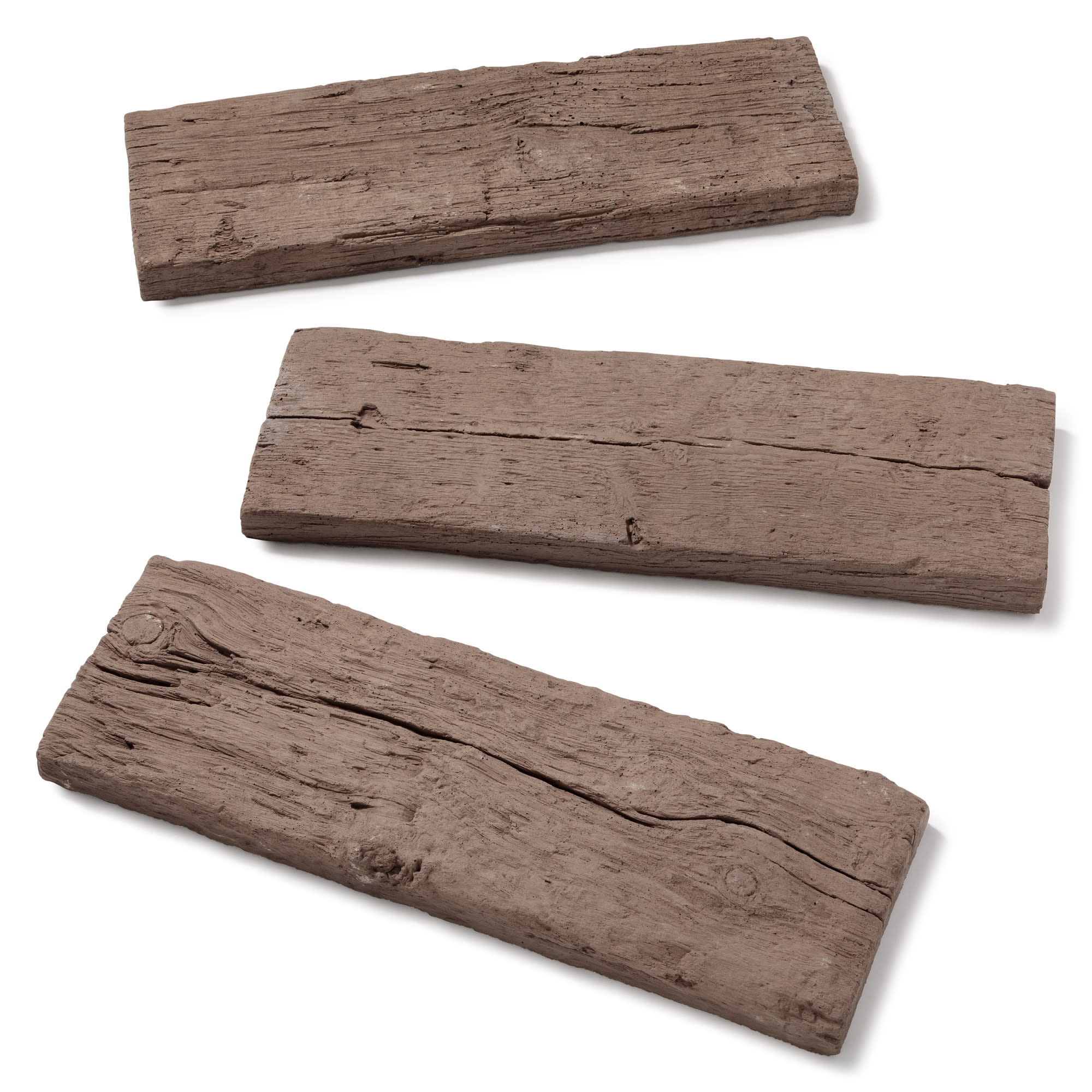 Pas japonais Rectangle Béton effet Bois Marron 67x22x4,5 cm (à l'unité) - RO'MA NATURE - 3