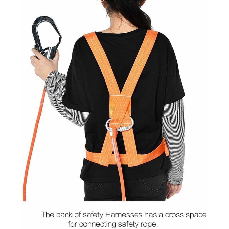 Kits de harnais de sécurité, harnais de sécurité antichute harnais pleine hauteur harnais de protection contre les chutes travail aérien protection - 5