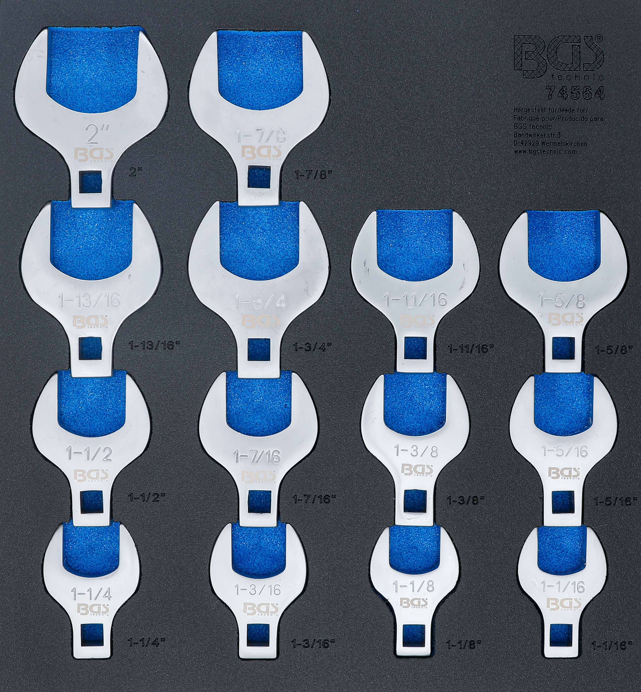 BGS Insert De Servante D'atelier 3/3 : Jeu De Pinces étau