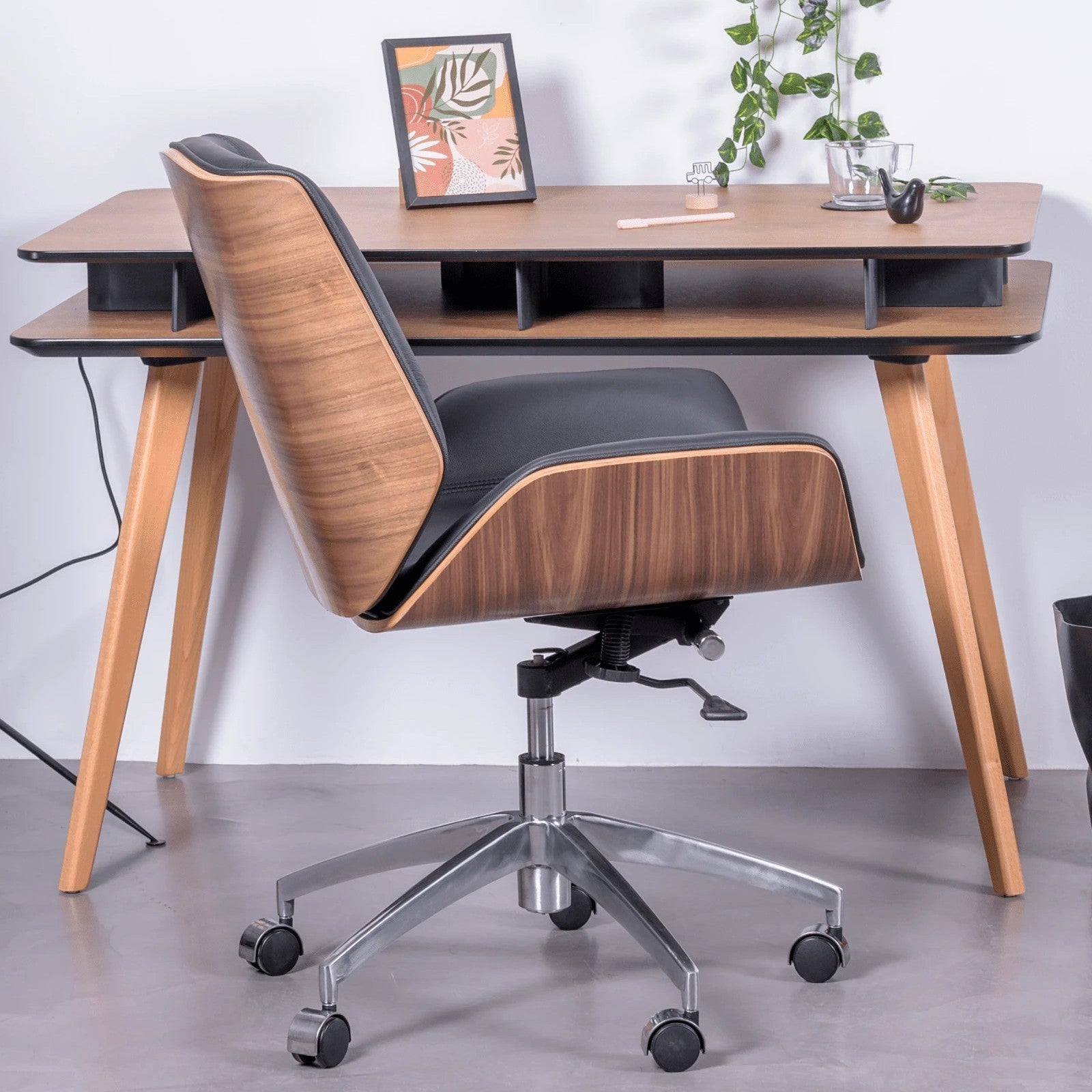 Sedia Ufficio Ergonomica Marsail In Rete - Schienale Alto Con Poggiatesta E Braccioli Regolabili, Nero