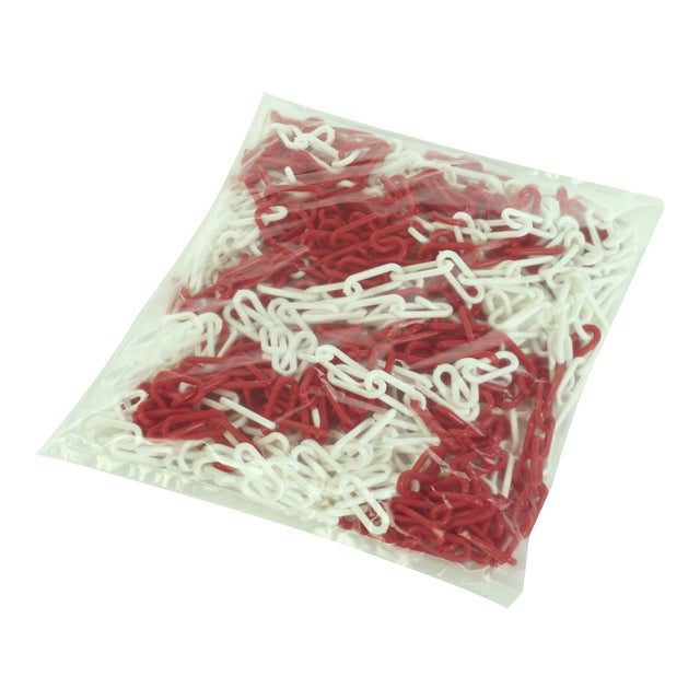 Chaîne Ø 6mm x 25m Rouge/Photoluminescent en sac - SIGNAL - 1823556