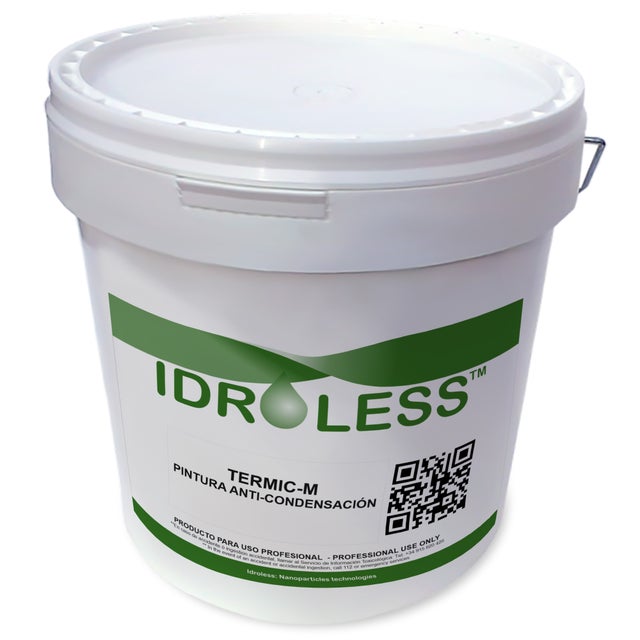 Peinture anti-condensation Termic-M (Blanc, 15 l). Brise les ponts thermiques. Isole du froid en hiver et de la chaleur en été.Eviter la condensation