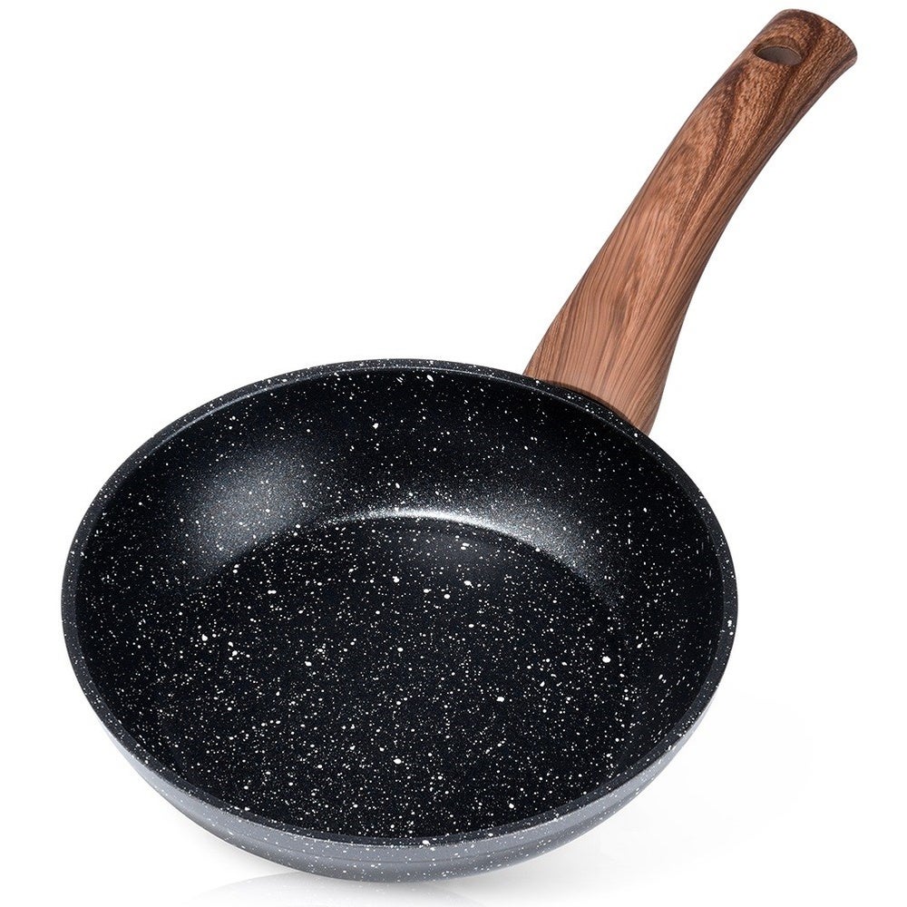 Patelnia granitowa BLACK&amp;WOOD 16 cm