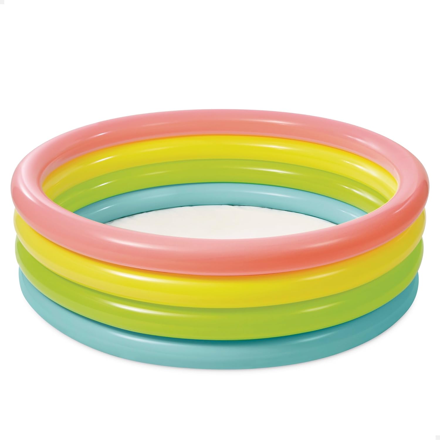 Piscine Gonflable Ronde Colorée Ø229x56 Cm – 750 L – Pataugeoire Enfants Et Famille Avec Kit Réparation – Fun Et Robuste Pour L’Été