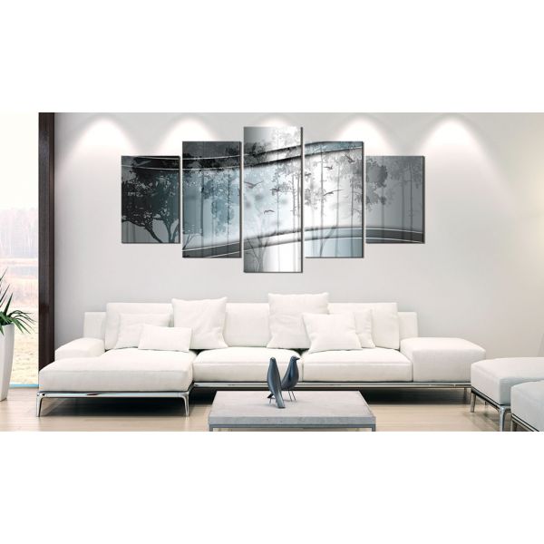 Tableau Forest Mists 200x100 cm - 2