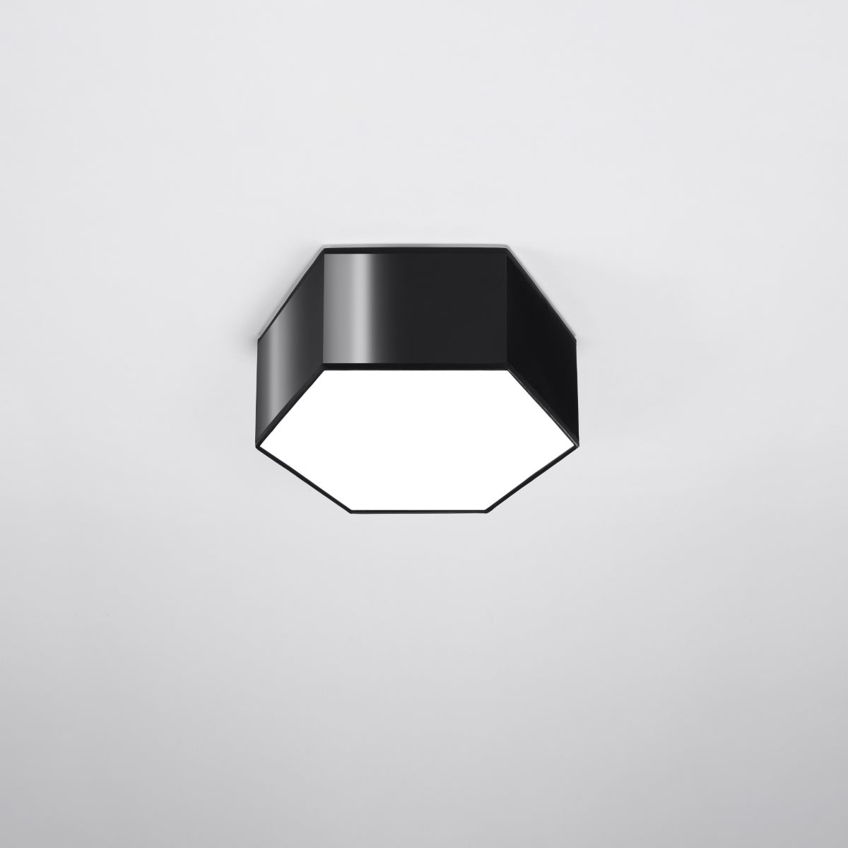 Plafon SOLINIA 13 czarny LED 4000K - 30.5x26.5x13.5cm Sollux